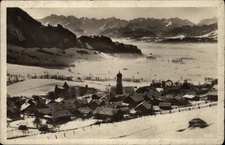 RPPC Rettenberg Allgaeu Wintersports vintage postcard f507