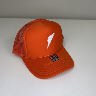 New Gatorade Otto Trucker Hat Orange Snapback Rope Cord Foam Hi Vis Work Sports