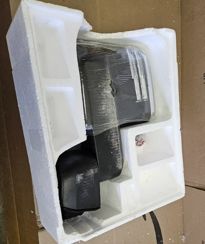 Used Item Passenger Side Chrome Tow Mirror for 2020-2024 Chevy GMC 2500 3500HD