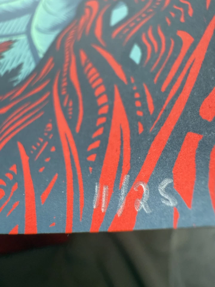 OFFICIAL RUSH Tour Poster 50th Anniversary 50 Yellow Edition 11/25 Super RARE! - Image 2 of 4