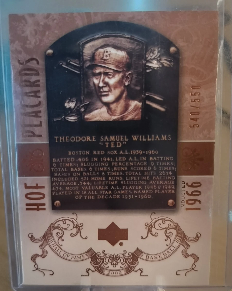 Las mejores ofertas en Béisbol Upper Deck Ted Williams Tarjetas de