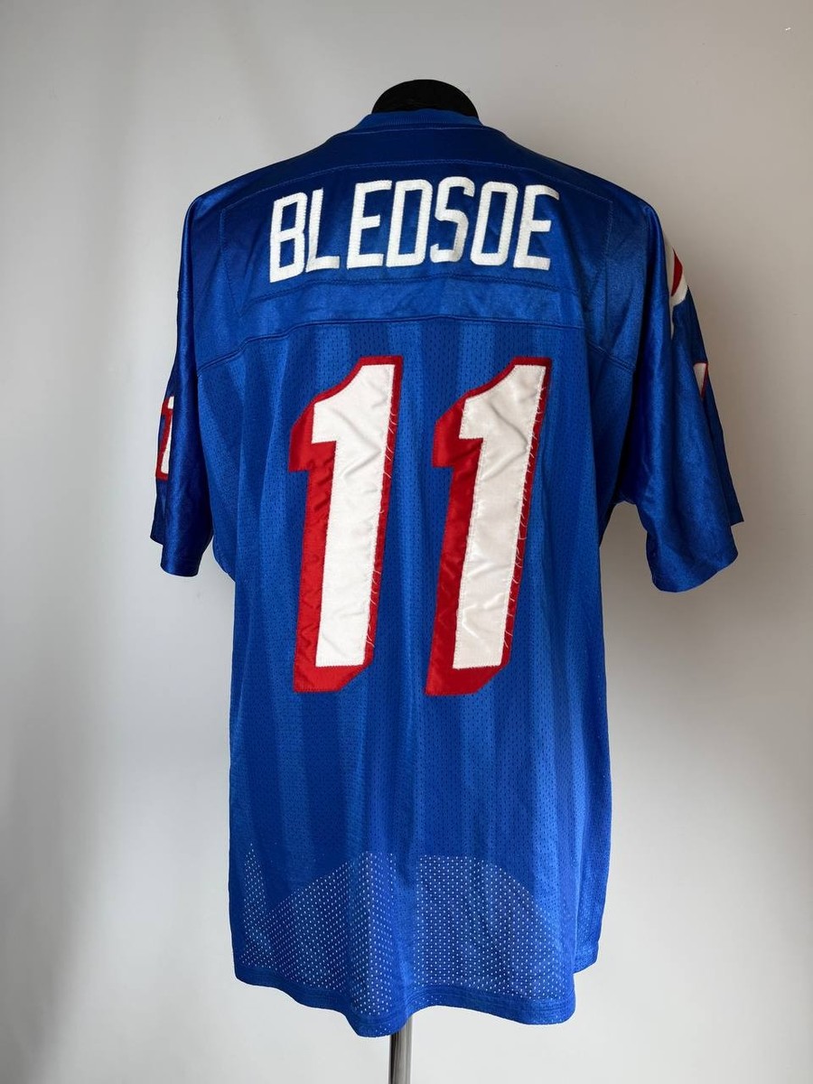 Vintage 90s Starter Drew Bledsoe #11 New England Patriots NFL