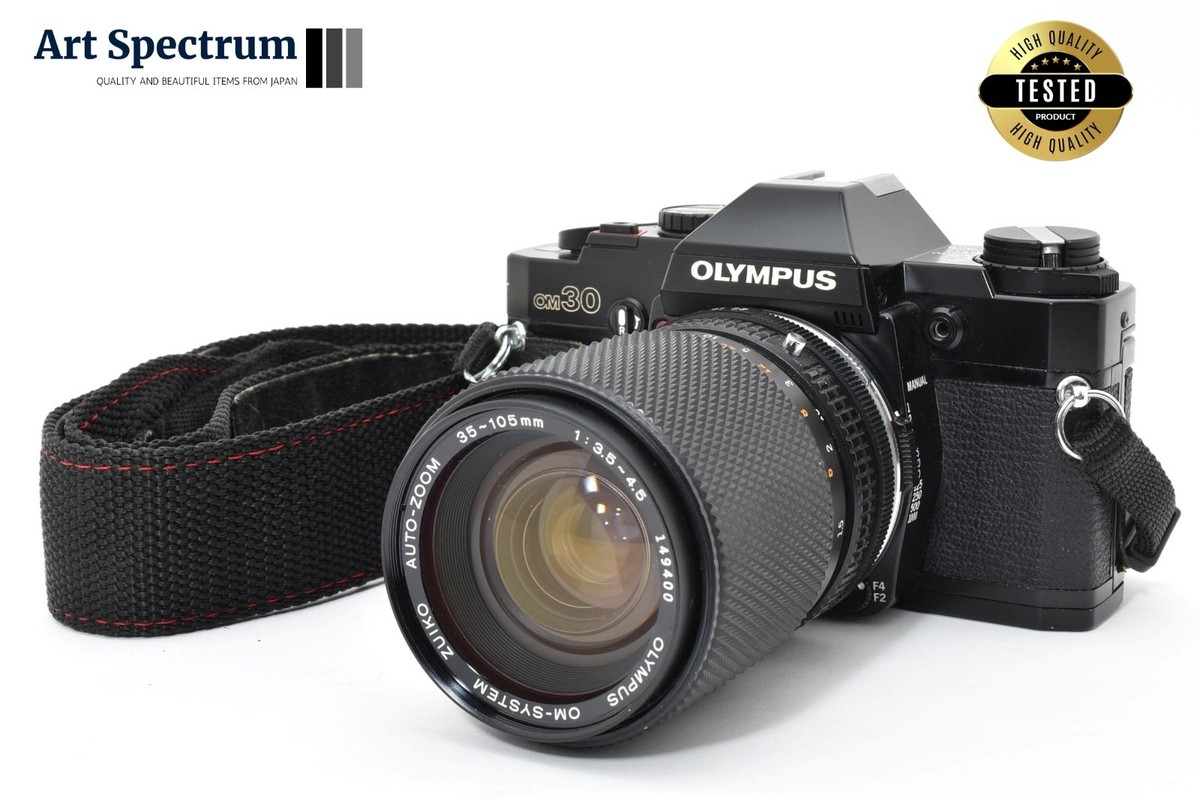 Exc+8] Olympus OM30 Black + Zuiko Auto-Zoom 35-105mm f3.5-4.5 SLR