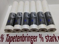 Vinyltapete P+S 6X 09323-10 (6Rollen) Uni Sternenmuster Weiß Gelb Restposten