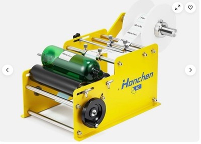 Manuelle runde Flaschenetikettiermaschine hochpräzise verstellbare Etikettenapplikator