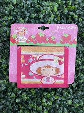 Vintage Strawberry Shortcake Bifold Wallet Pink