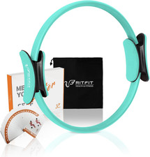 Pilates Ring Circle - 14 Inch Magic Fitness Circle for Toning Inner  Outer Thig