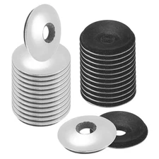 80-Pack Bonded Sealing Rubber Washers, 1/4" x 3/4"OD Neoprene Washer Gasket