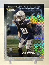 2024 Topps Chrome #276 Caelen Carson X-fractor Rookie Card Dallas Cowboys