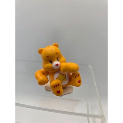 Care Bears Laugh-a-Lot Bear Mini PVC Figurine Orange Star Cloud Base 1.5''