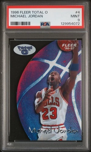 1996 FLEER TOTAL O #4 MICHAEL JORDAN PSA 9