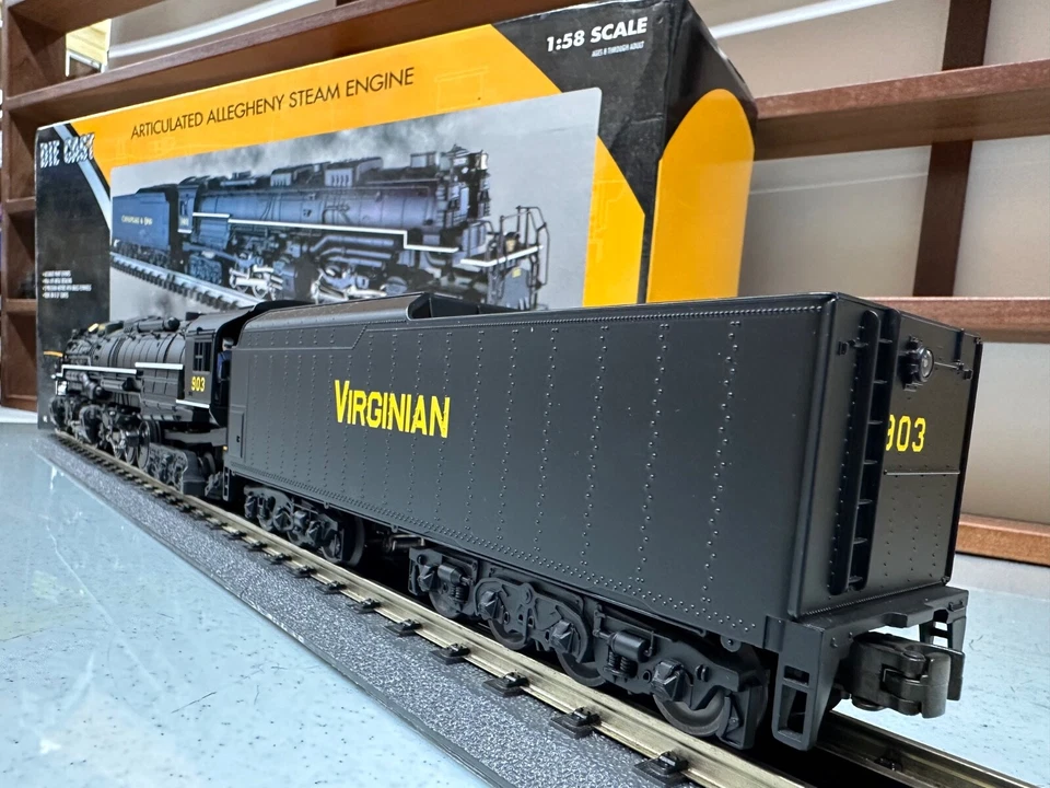 K Line K3799-0903W VGN Allegheny Steam Engine w/Tender 3 Rail O NEW - Image 2 of 4