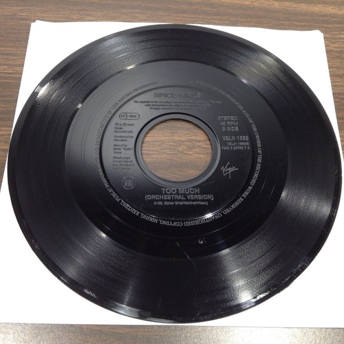 45 Vinyl Record - SPICE GIRLS - Too Much (Radio Edit) / (Orchestral Version) - Picture 6 of 10