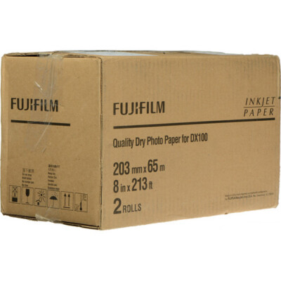 Fujifilm Inkjet-Papier 20,3 x 65 m Lustre ? Packung mit 2 Rollen für Fuji und Ep