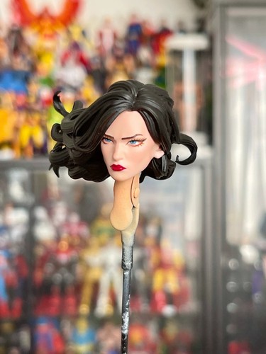 1/12 Painted Super-Woman Lois Lane Head Sculpt Fit Mcfarlane Action Figure - Picture 6 of 9