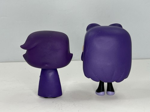 Funko Pop Teen Titans Go! Blackfire #454 Purple Raven #108 Vinyl Figure Vaulted - Picture 3 of 8