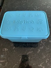 Pampers Vintage Baby Wipes Container Baby Fresh Blue Empty Tub