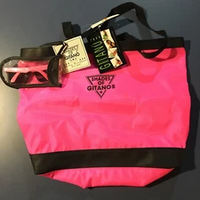 Shades of Gitano Handbag Tote Bag Purse Hot Pink 1980s Vintage NEW WITH TAGS