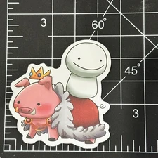 Technoblade Never Dies Game Cartoon Matte - Vinyl Decal Sticker Bomb Anime