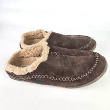 Sorel Falcon Ridge II Brown Suede Slippers Shoes Lined Men's Size: 10