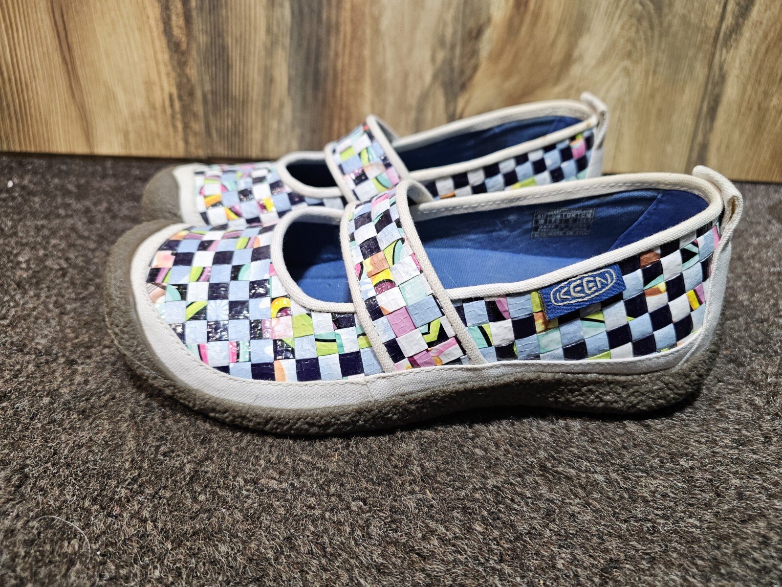 Scarpe KEEN donna 7 5 borsa riso raccolta 5389 WRRE tessuto comodo Mary Jane