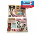 Power wheels Disney Princess Jeep Wrangler FLC45  label decal sticker  3900-6557