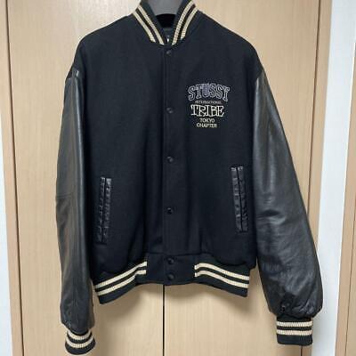 Stussy 90s Leather Stadium Jacket International Tribe Tokyo Stussy 90s Leather Stadium Jacket International Tribe Tokyo