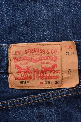 Levis 501 Classic Straight Jeans Size W29 / L30 | eBay
