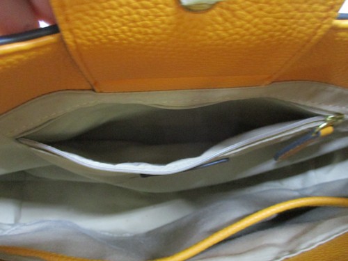 Nanette Lepore Hobo Orange Handbag Braided Strap Faux Leather Look - Picture 12 of 17