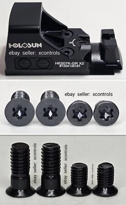Springfield Armory Prodigy AOS Mounting Plate Screws & Holosun 507k Screws