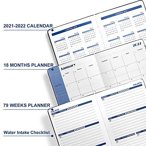 2022 Planner - Monthly Weekly Daily Planner 2022 , October Medium 5.7" x 8.4" - Bild 2 von 6