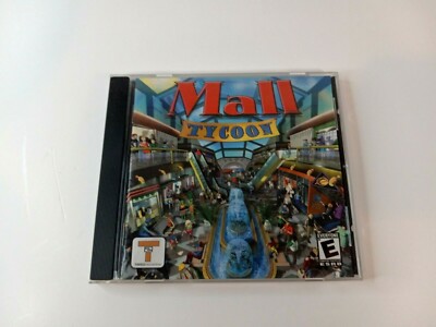 Mall Tycoon 2002 PC CD-ROM Computer Video Game Free Shipping!