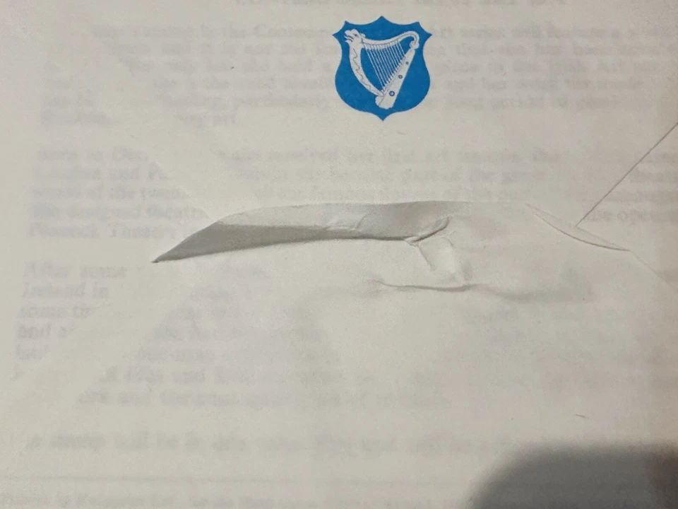 Ирландия FDC 1974 современное ирландское искусство ⭐ дефектный - Изображение 3 из 3