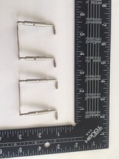 Durable 2Pcs 4/4 Size Violin Replacement Chin Rest Clamp Screws Silver