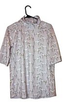 Ronner  Sport Equestrian Horse Derby Pullover 1/4 zip Top, Size XXL