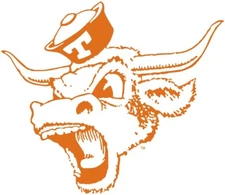 Texas Longhorns Throwback Logo - Die Cut All Weather Vinyl Sticker/Decal