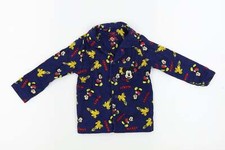 Primark Boys Blue Colourblock 100% Cotton Basic Casual Size 12-18 Months Collare