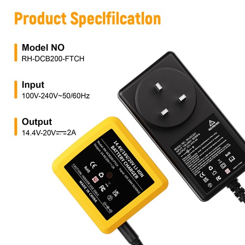 4X For DeWalt 18V Battery 8.0Ah 6.0Ah 9.0Ah XR slide Li-ion DCB184 DCB182 DCB183 - Picture 37 of 51