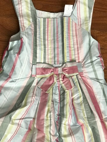 Gymboree Girls Pastel Striped Dress Size 10 New - Picture 2 of 8