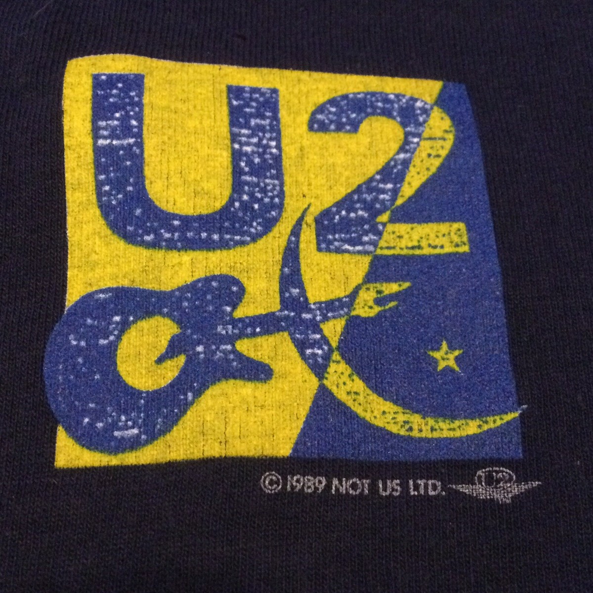 Vintage 1989 U2 Love Comes to Town tour t shirt L 80s single