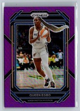 2023 Panini Prizm WNBA - Purple Prizm #78 Queen Egbo /149