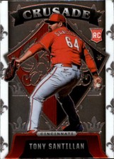 2022 Panini Chronicles Crusade #10 Tony Santillan RC Cincinnati Reds Rookie Card