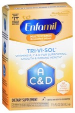 Enfamil Tri-Vi-Sol Vitaminas Líquidas A C y D Gotas 50ML