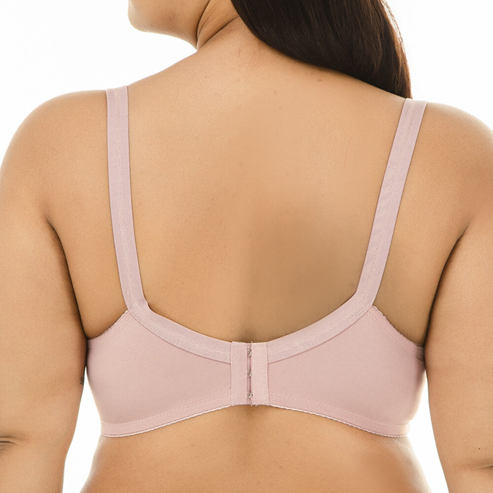 LOIJMK Kilo Efficace Tinta Unita Reggiseno Grande Pizzo Donna Sexy Intimo Bustier Donna Grandi Tette, Beige., 40C - Foto 10