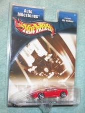 Hot Wheels Auto Milestones Ferrari 360 Modena red on card