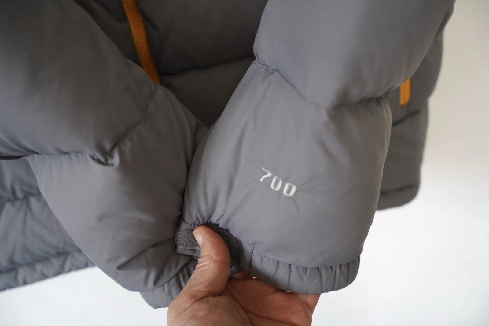 The North Face Massif Down 700 Down Jacket Grey Puffer Men’s Size L image 7
