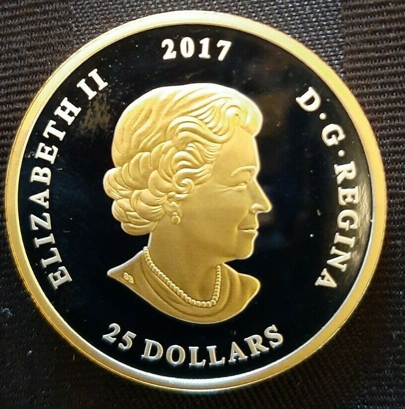 2017 $25. Fine Silver Coin 
