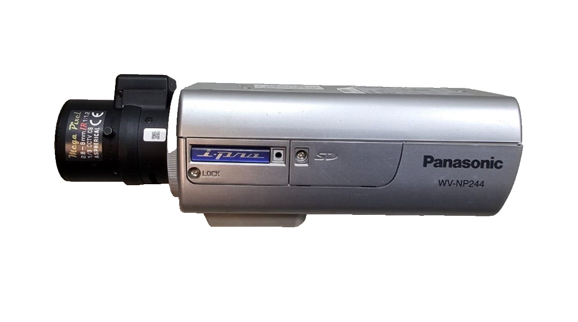 Panasonic WV-NP244 I-Pro Security Color Camera w/ 2.8-8mm IR 1:1.2