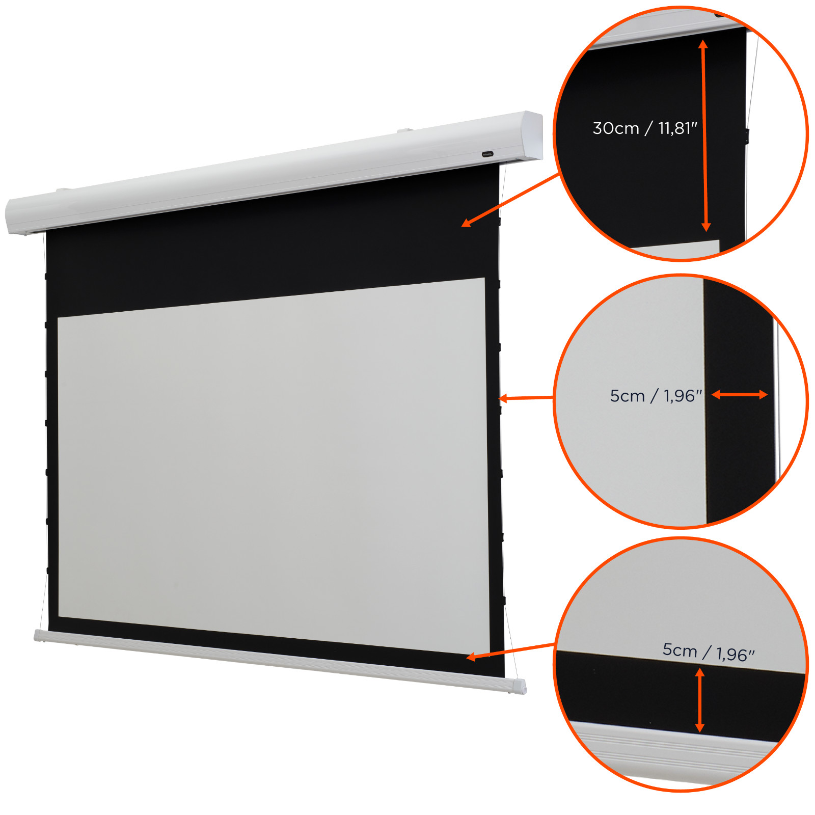 Thumbnail - Celexon Elektrische Heimkinoleinwand Homecinema Tension 200x113cm 16:9