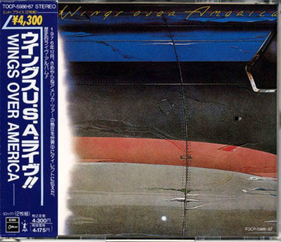 WINGS Over America JAPAN Early Press 1989 2 CD Paul McCartney W 